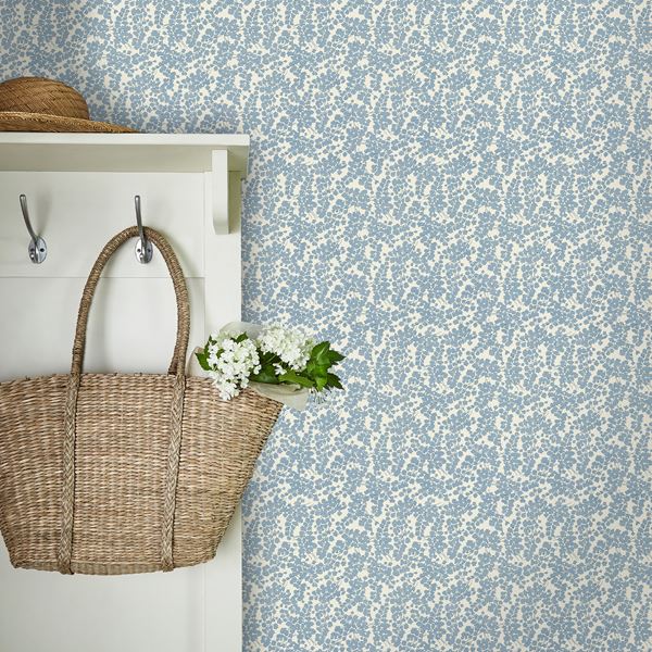 Cariad Spray Wallpaper - Newport Blue